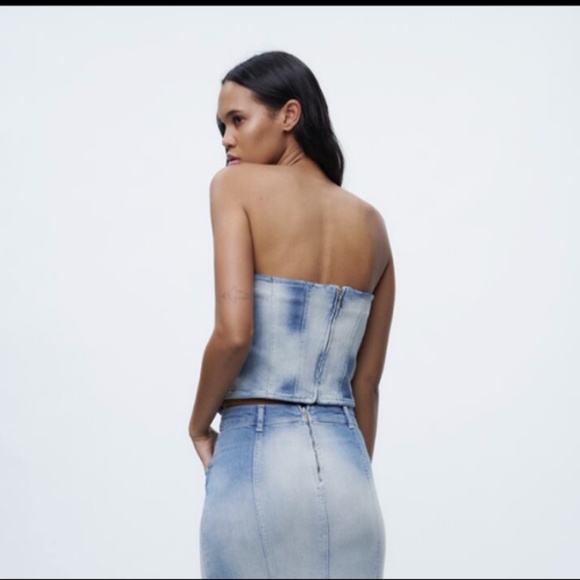 💙 ZW STRAPLESS BUSTIER - Picture 3 of 4